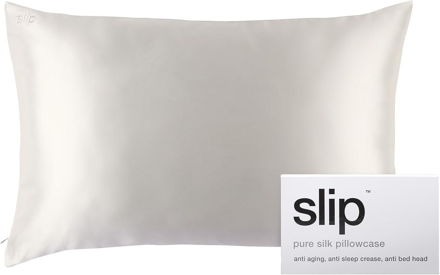 Slip Original Queen Pure Silk Pillowcase — White